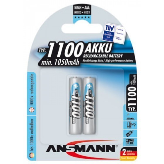 Ansmann Professional AAA/Micro Akku 2-Pack