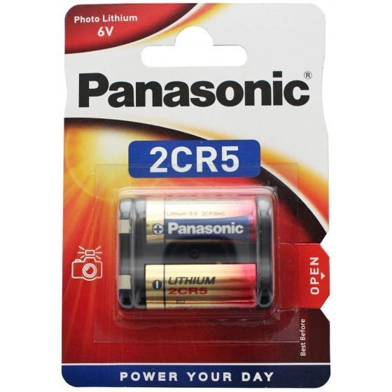 Panasonic 2CR5 6V Photo Power Lithium Batterie
