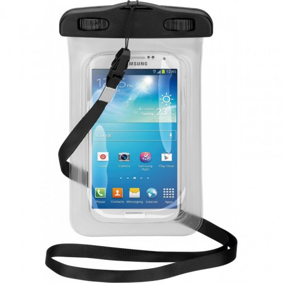 Beachbag für Smartphones bis 5,5" z.B. Samsung Galaxy S7 edge/iPhone 6/7 wasser- u. sanddicht