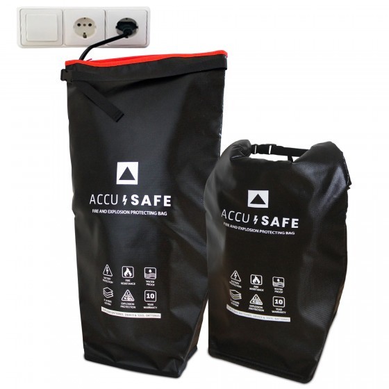 SELBST-SICHER Accu Safe XL feuerfeste Akkutasche 200x140x600mm