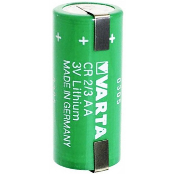 Varta CR2/3AA Lithium Batterie, 6237 mit Lötfahne U-Form