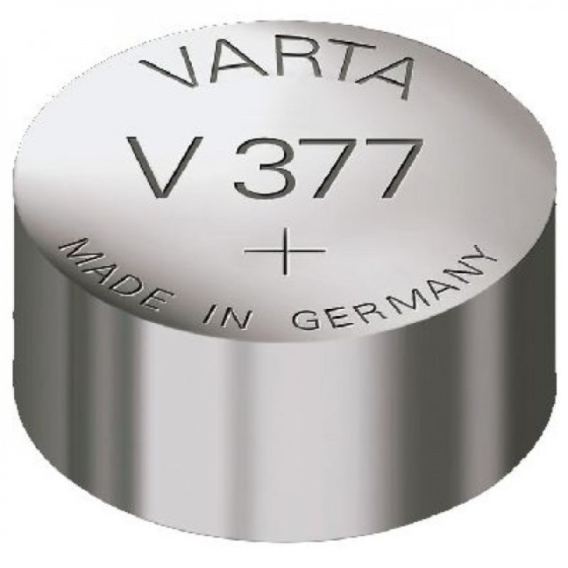 10x Varta 377 V377 Knopfzellen Uhren-Batterie SR66 SR626 AG4 MHD 06/2022 