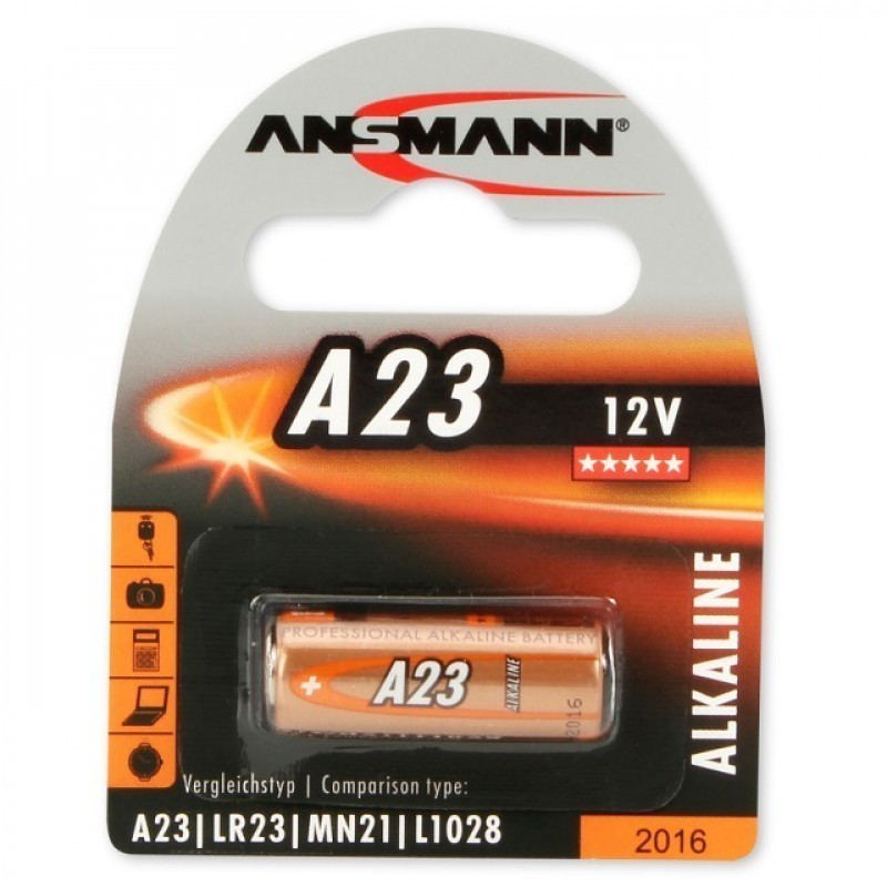 Ansmann 23A A23 V23GA LR23A 12V Alkaline Batterie - OnlineShop