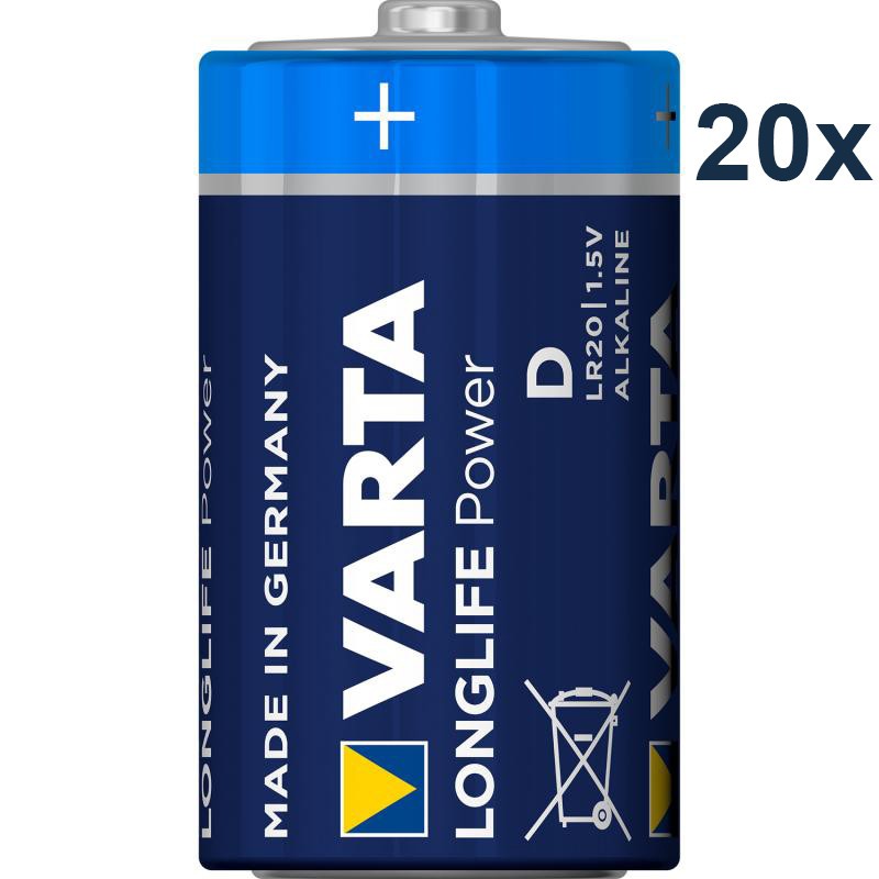 Varta 4920 High Energy D/Mono Batterie 20-Pack - OnlineShop