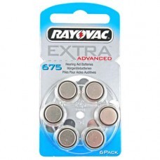 Rayovac Extra HA675, PR44, 4600 Hörgeräte Batterie 6-Pack