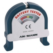 Ansmann Battery Tester für Knopfzellen und Rundzellen