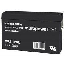 Multipower MP2-12SL Blei-Akku 12V 2,0Ah