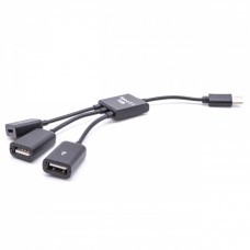 Adapter-Kabel / Hub von USB Typ C auf 2x USB, 1x Micro USB