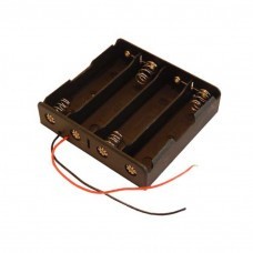 Batteriehalter für 4x 18650-Zellen mit Kabel Akku