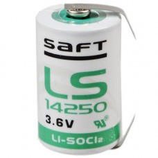 Saft LS14250CNR 1/2AA Lithium Batterie mit Lötfahnen U-Form