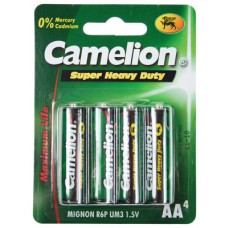 Camelion R06 Zink-Kohle AA/Mignon Batterie 4-Blister