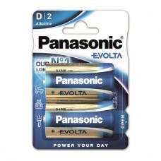 Panasonic EVOLTA D/Mono Alkaline Batterie 2-Pack