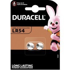 Duracell LR54, 8GA, V10GA, 189, 89, LR1130 Knopfzelle 2-Pack