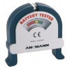 Ansmann Battery Tester für Knopfzellen und Rundzellen