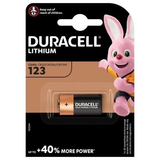 Duracell Ultra 123, CR123 Photo lithium battery