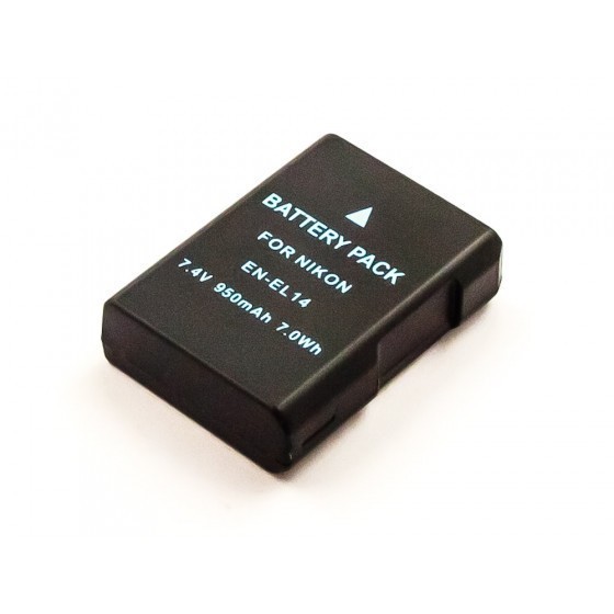 AccuPower battery suitable for Nikon EN-EL14, D5100, D7100