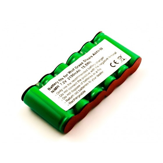 Battery suitable for Wolf Grass Shears BS60, BS 60 7087000