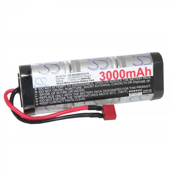 Racing Pack Battery 7.2 Volt with T-Plug(f) Connector NiMH