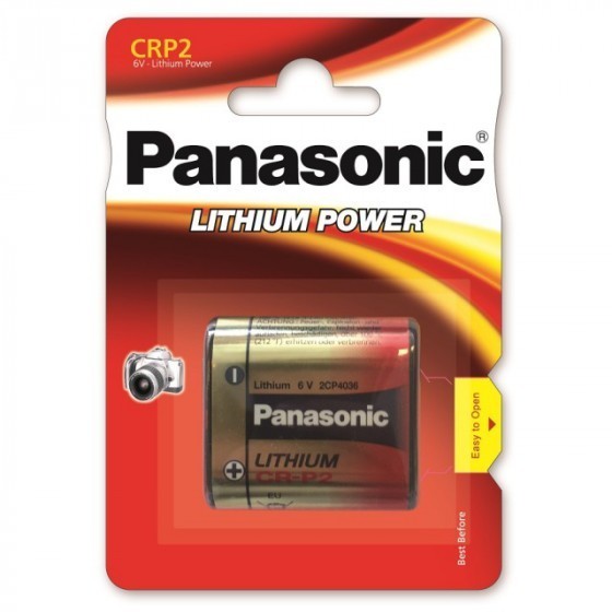 Panasonic CR-P2 Lithium battery