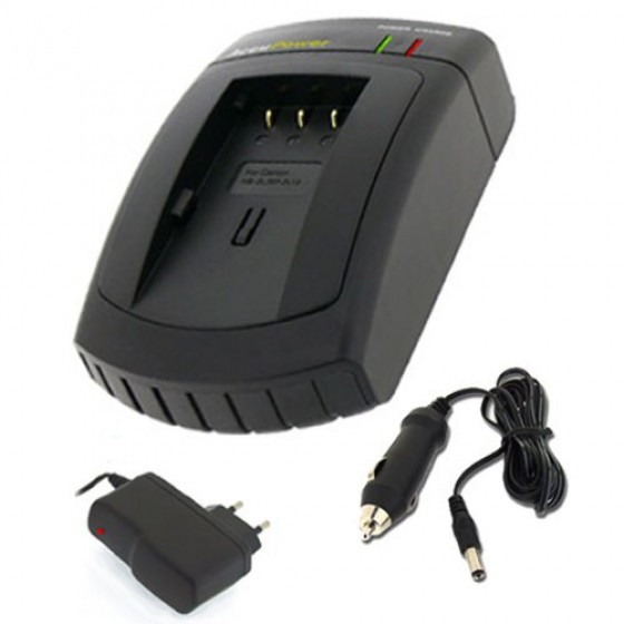 AccuPower Fast-Charger for Canon LP-E6, EOS 5D Mark II DSLR