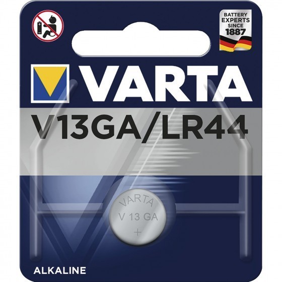 10 x Varta Alkaline V13GA LR44 AG13 13GA A76 357 LR1154 Knopfzelle Batterie 