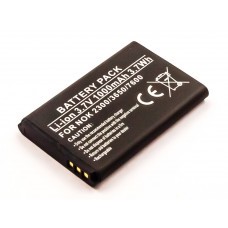 AccuPower battery suitable for Nokia 1100, 2730 classic, BL-5C