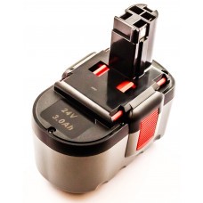Battery suitable for Bosch GSR 24VE-2, GBH24V, 2607335448