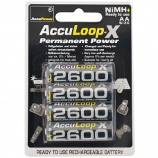 AccuPower AccuLoop-X Permanent Power AL2600-4 AA/Mignon 4 pcs