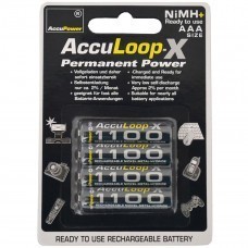 AccuPower AccuLoop-X Permanent Power AL1100-4 AAA/Micro 4 pcs