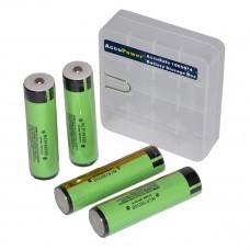 Panasonic NCR18650B Li-Ion battery pcb protected 4pcs