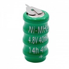 VHBW Battery 4/V80H with 2 pins, NiMH, 4.8V, 40mAh