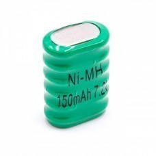 VHBW 6/V150H NiMH rechargeable button cell battery, 7.2V, 150mAh