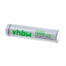 VHBW AAA cell, rechargeable, 280mAh, 3.7V, Li-Ion