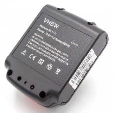 VHBW Battery for Black & Decker BL1514, 14.4V, Li-Ion, 2000mAh