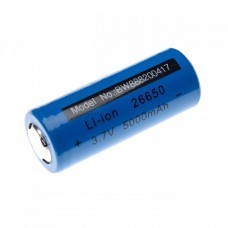 Cylindrical battery cell 26650, Li-ion, 3.7V, 5000mAh