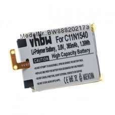 VHBW Battery for Asus Watch C11N1540, 365mAh