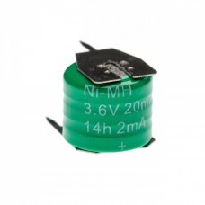 Battery type 3/V250H (3 cells) with 3 solder pins, NiMH, 3.6V, 20mAh