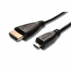 HDMI cable, Micro-HDMI to HDMI 1.4, 5m