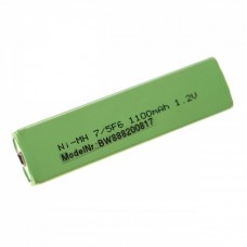 Battery cell 7/5F6, Button Top, NiMH 1.2V 1100mAh