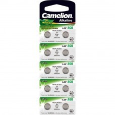 Camelion button cell AG0, G0, LR521, 379, V379, SR521W, 10-pack