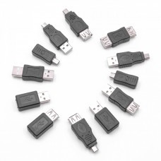 OTG USB 2.0 adapter set 12 pieces