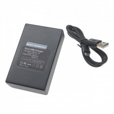 USB Battery Charger for Canon Battery LP-E10 with Display