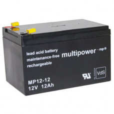 Multipower MP12-12 lead battery 12 Volt