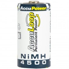 AccuPower AccuLoop AL4500-2 C/Baby/LR20 battery Ready2Use 2 pcs.