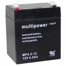 Multipower MP4.5-12 lead acid battery, 12Volt