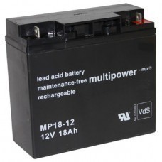 Multipower MP18-12 lead acid battery 12 Volt