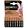 Duracell Plus MN2400 AAA/Micro battery 4 pcs.