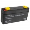 Multipower MP1.2-6 lead-acid battery, 6 Volt